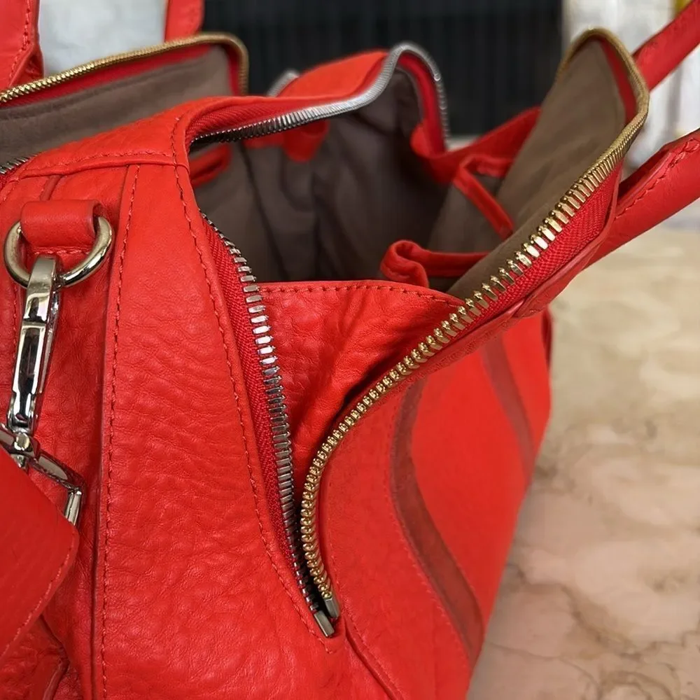 Mackage DEVA Leather & Suede Satchel Shoulder Bag - Picture 15 of 15